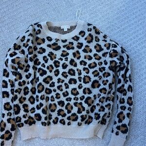 Knox rose cheetah sweater size s